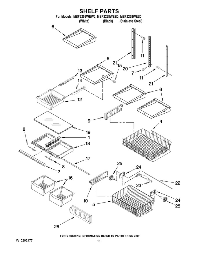 Diagram for MBF2258WEB0