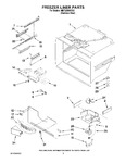 Diagram for 02 - Freezer Liner Parts