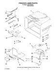 Diagram for 02 - Freezer Liner Parts