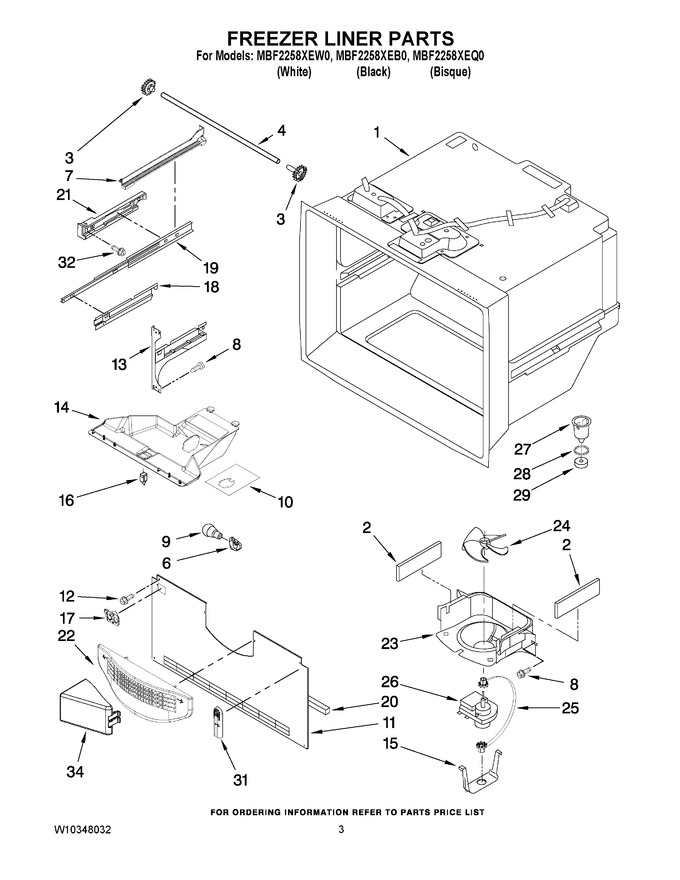 Diagram for MBF2258XEB0