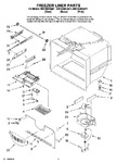 Diagram for 02 - Freezer Liner Parts