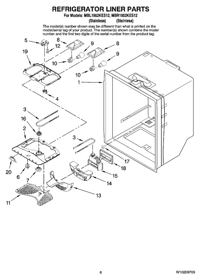 Diagram for MBL1952KES12