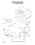 Diagram for 02 - Freezer Liner Parts