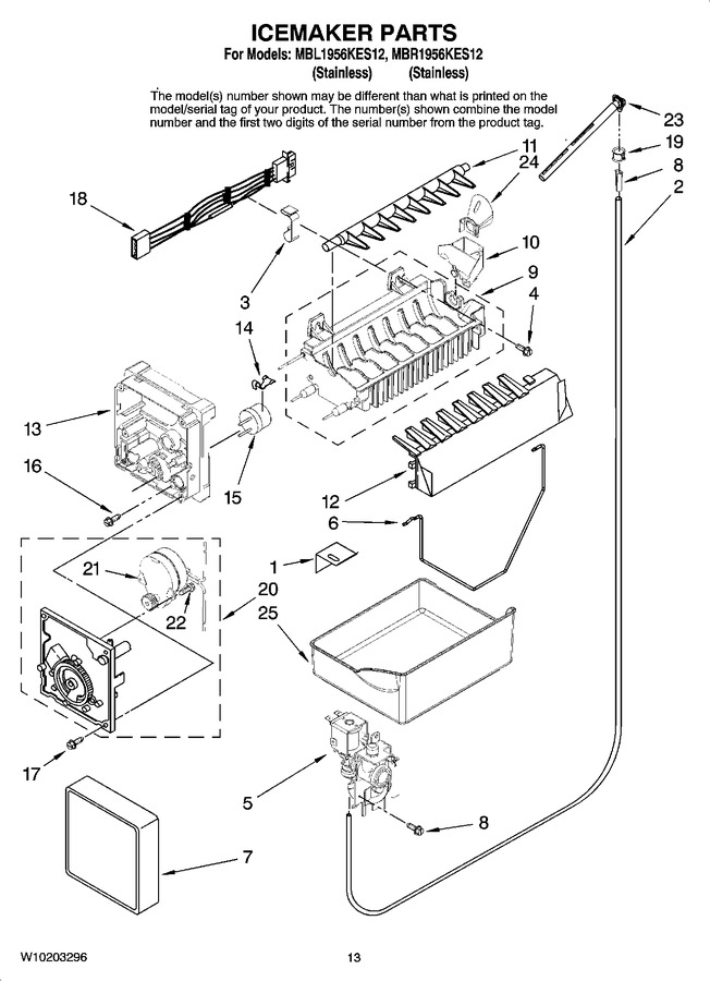 Diagram for MBR1956KES12