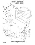 Diagram for 02 - Freezer Liner Parts