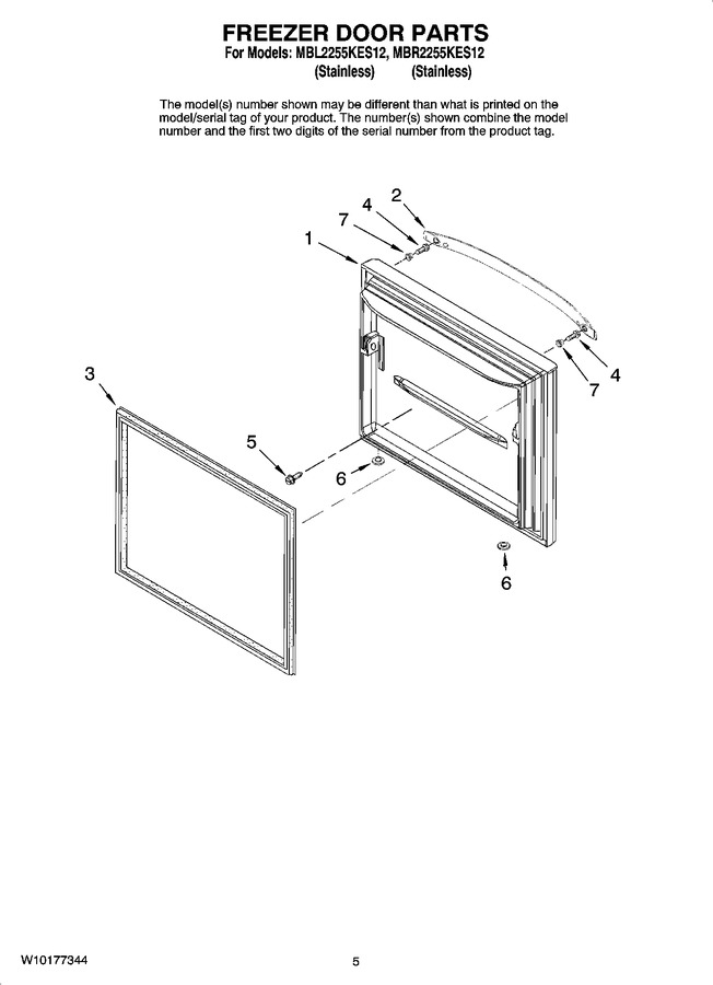 Diagram for MBR2255KES12