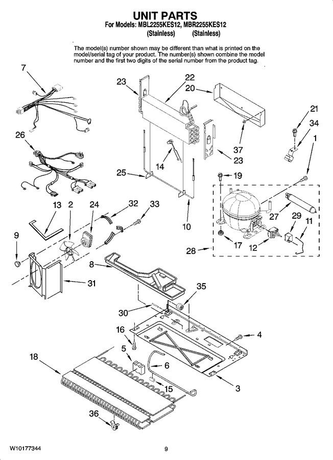 Diagram for MBL2255KES12