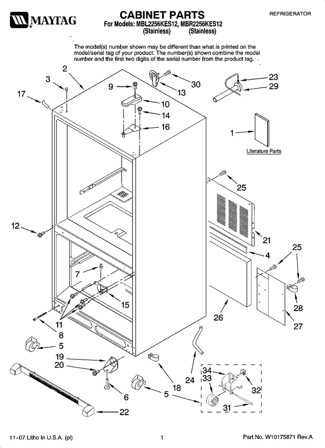 Diagram for MBL2256KES12