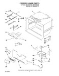 Diagram for 02 - Freezer Liner Parts