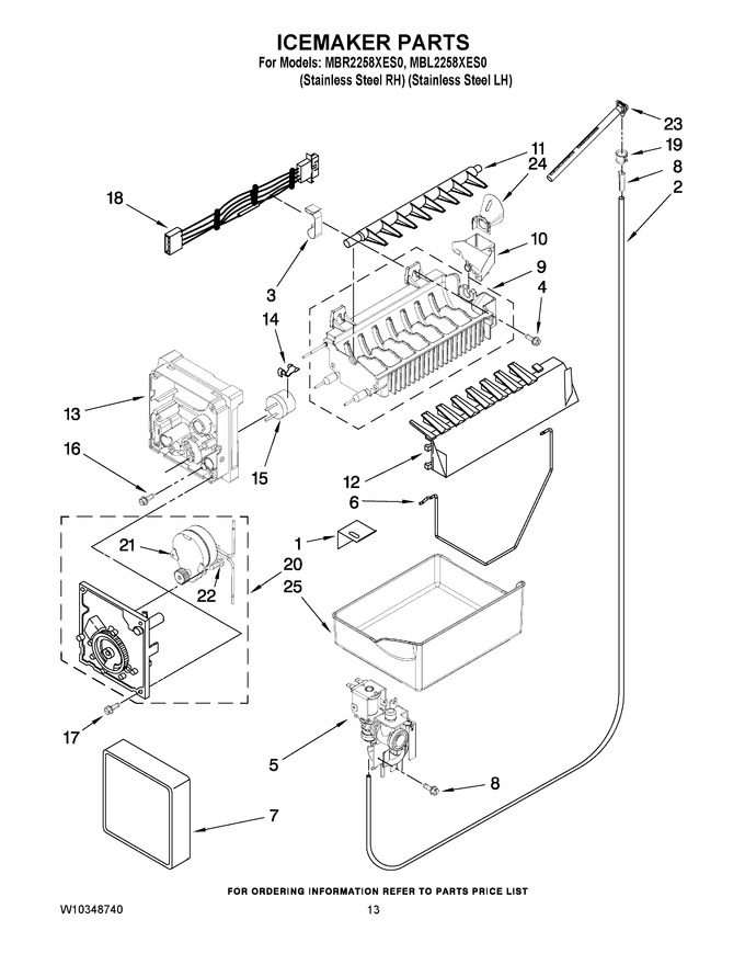 Diagram for MBR2258XES0