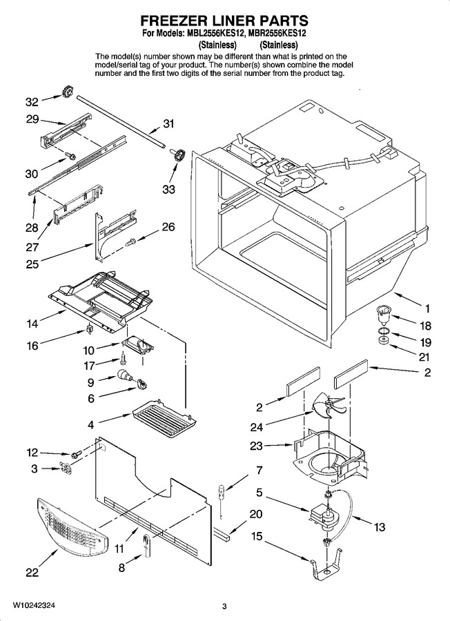 Diagram for MBL2556KES12