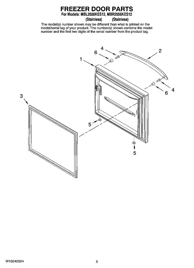 Diagram for MBR2556KES12