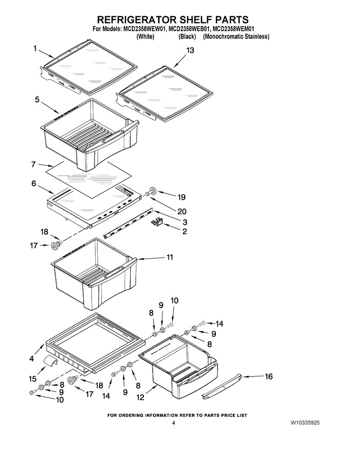 Diagram for MCD2358WEM01