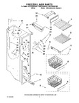 Diagram for 04 - Freezer Liner Parts