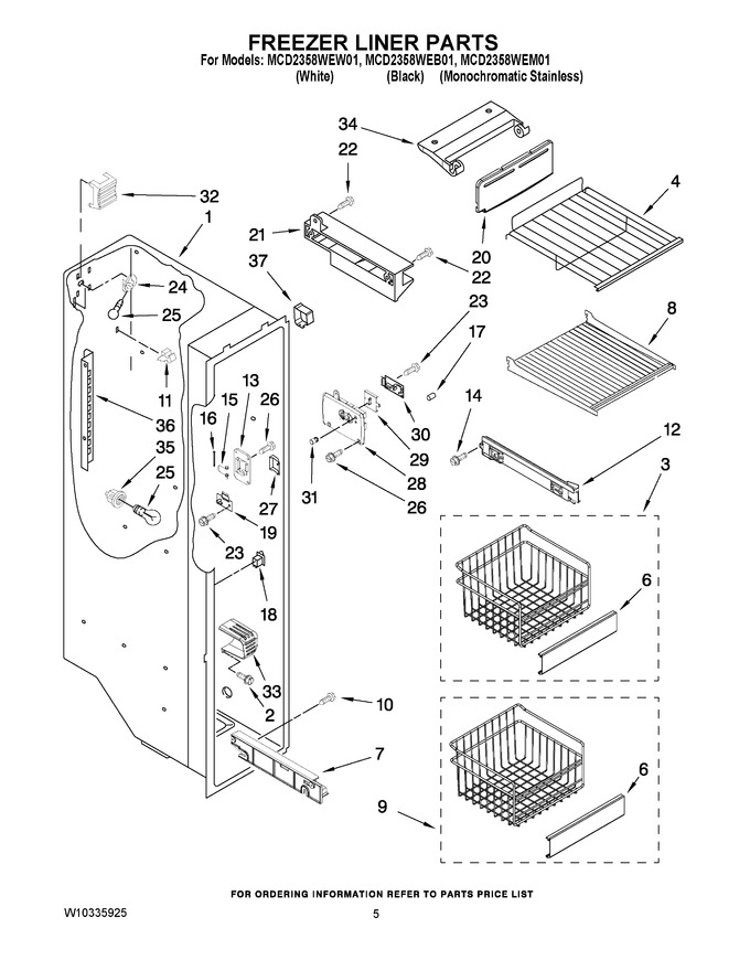 Diagram for MCD2358WEW01