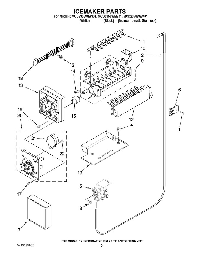 Diagram for MCD2358WEW01