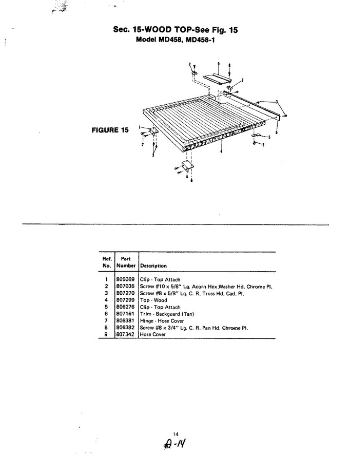 Diagram for MD458-1