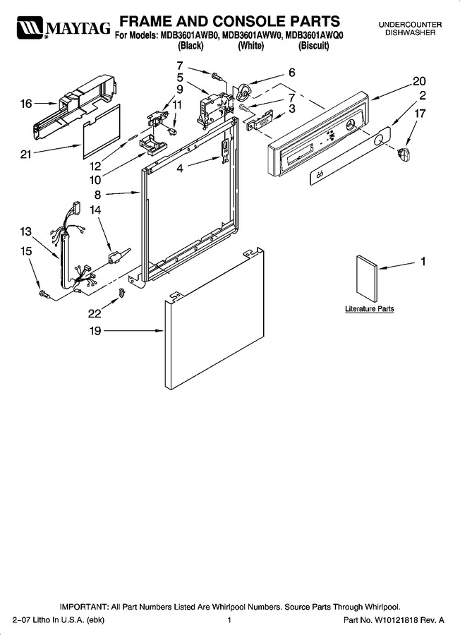 Diagram for MDB3601AWQ0