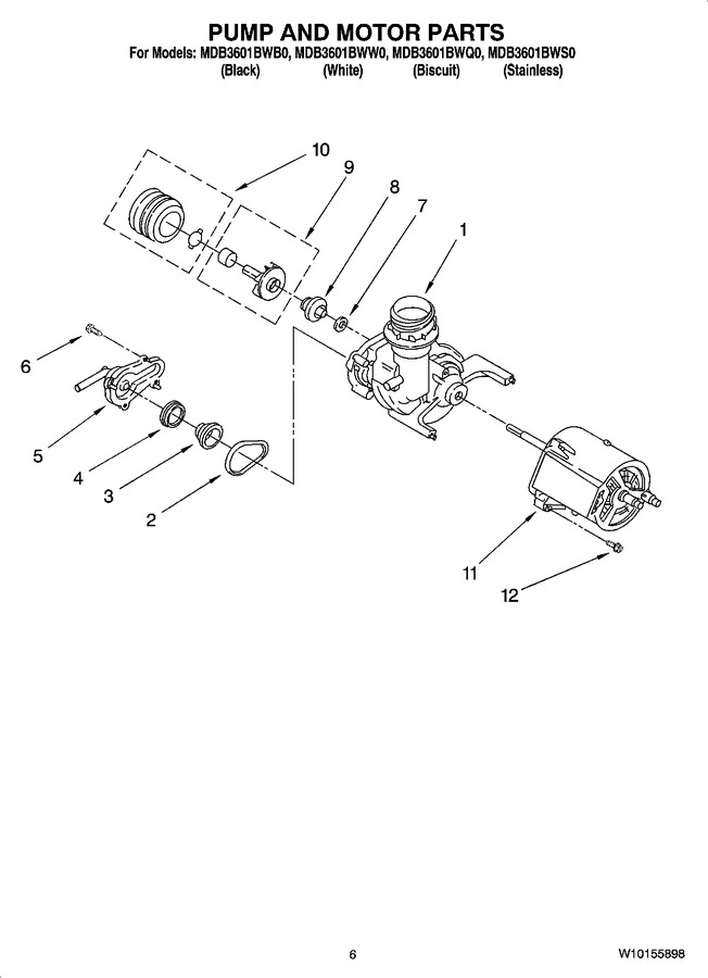 Diagram for MDB3601BWW0