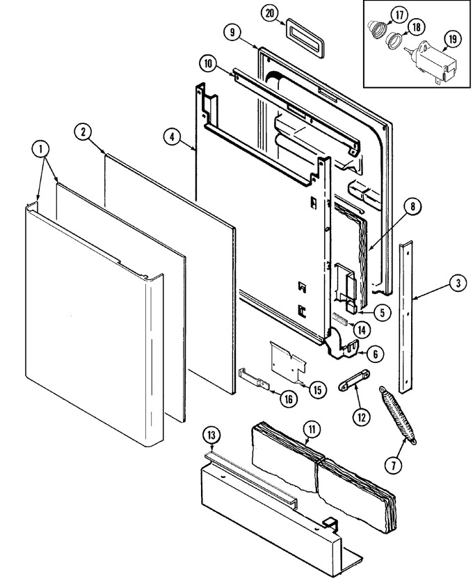 Diagram for MDB4100AWQ