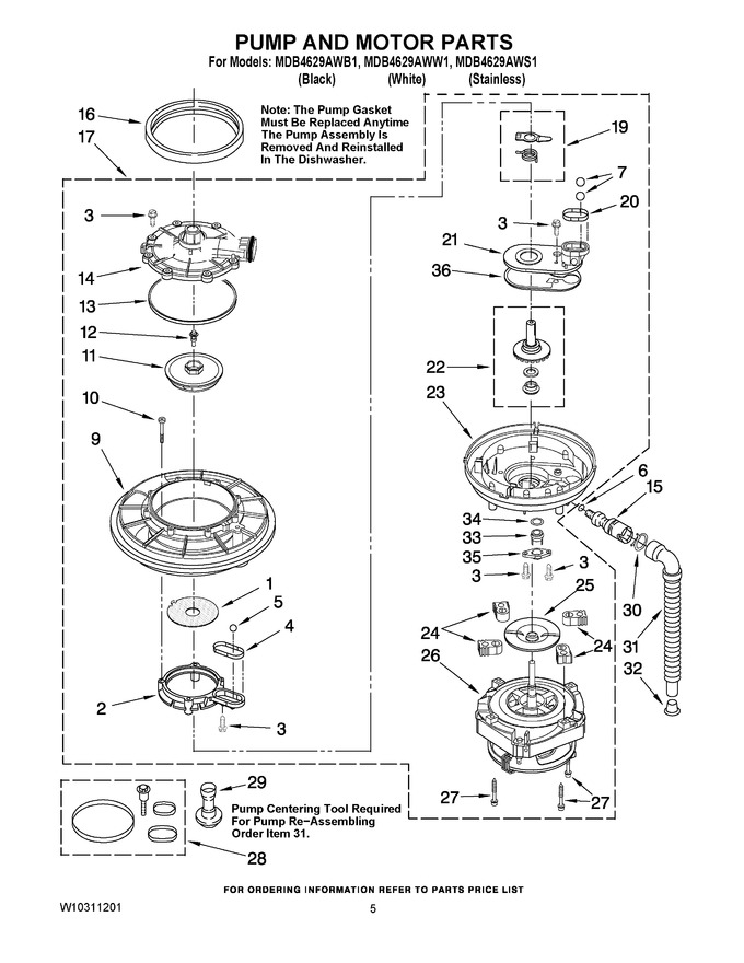 Diagram for MDB4629AWS1