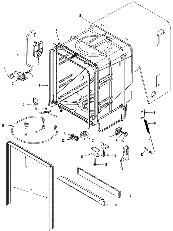 Diagram for MDB4651AWB