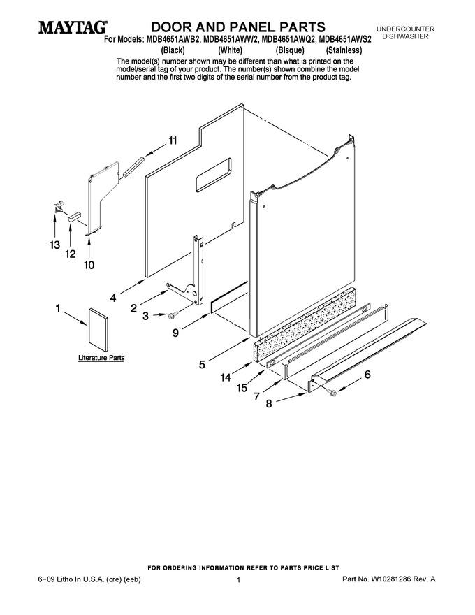 Diagram for MDB4651AWB2