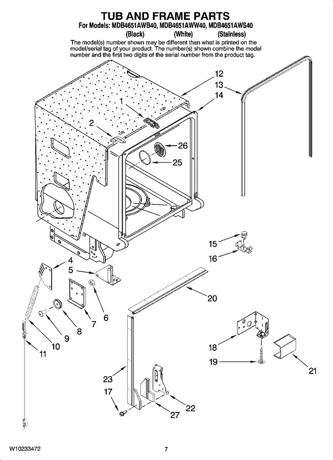 Diagram for MDB4651AWB40