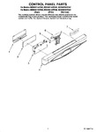 Diagram for 02 - Control Panel Parts