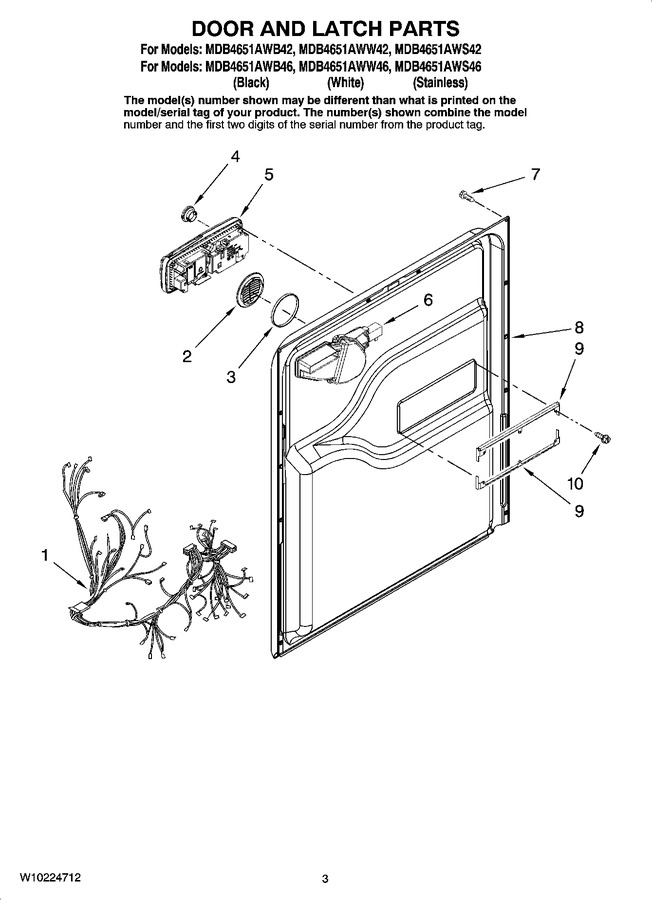 Diagram for MDB4651AWS46