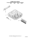 Diagram for 10 - Lower Rack Parts