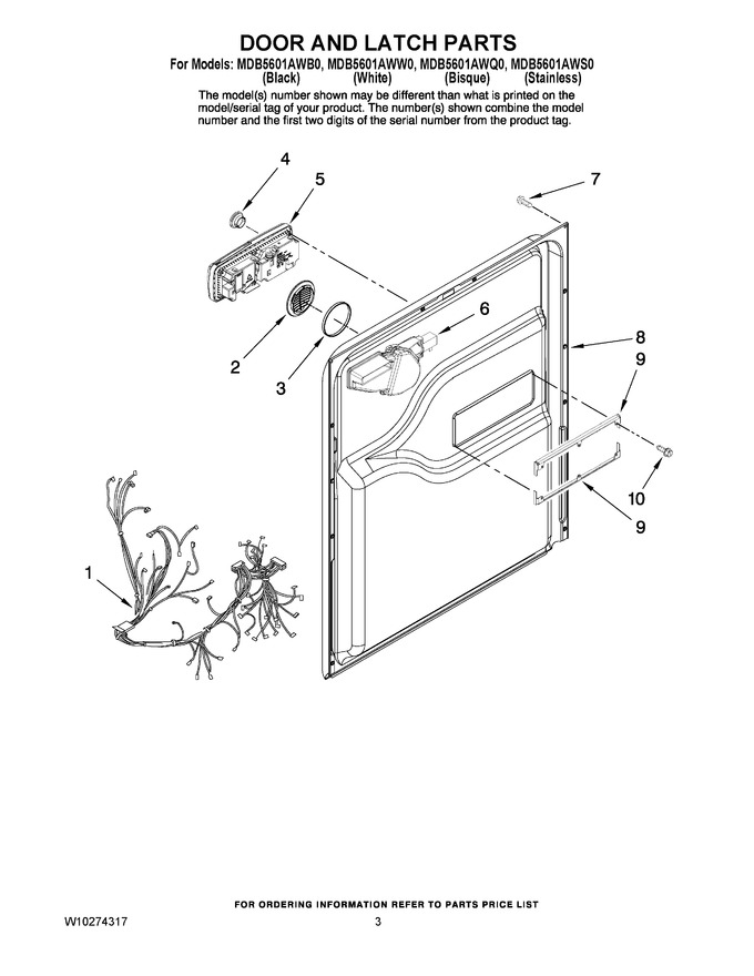 Diagram for MDB5601AWQ0