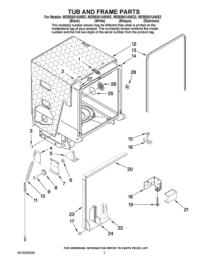 Diagram for MDB5601AWB2