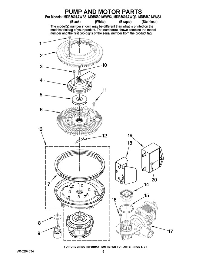 Diagram for MDB5601AWS3