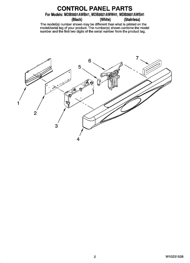 Diagram for MDB5601AWS41