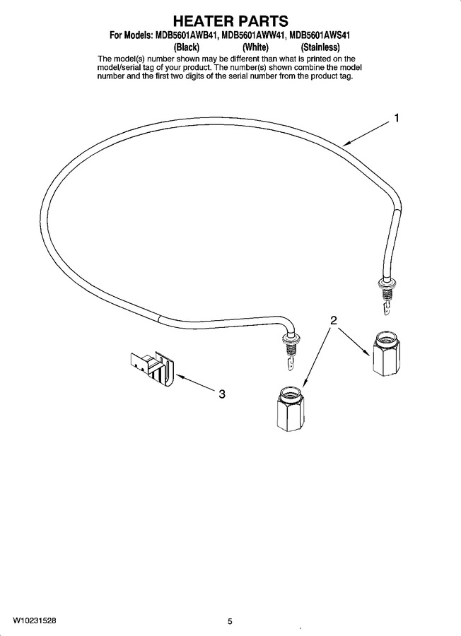 Diagram for MDB5601AWW41