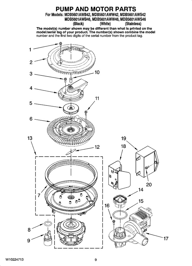 Diagram for MDB5601AWB46