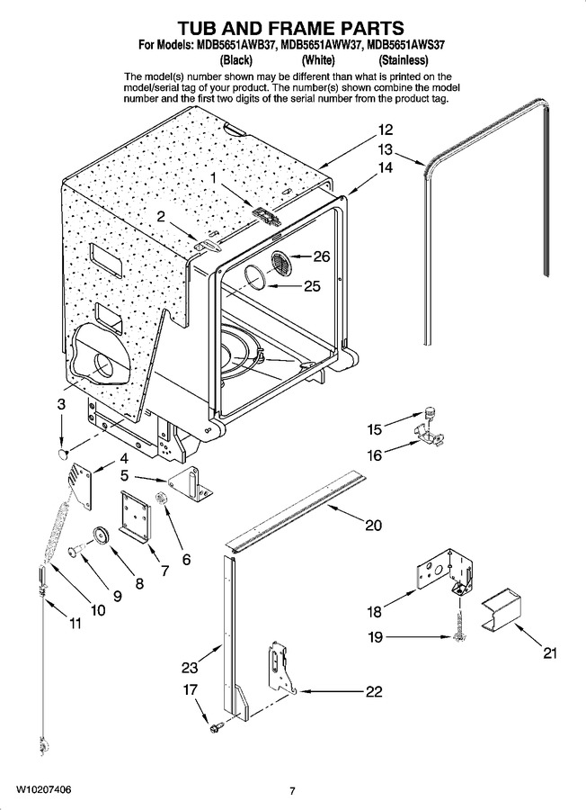 Diagram for MDB5651AWS37