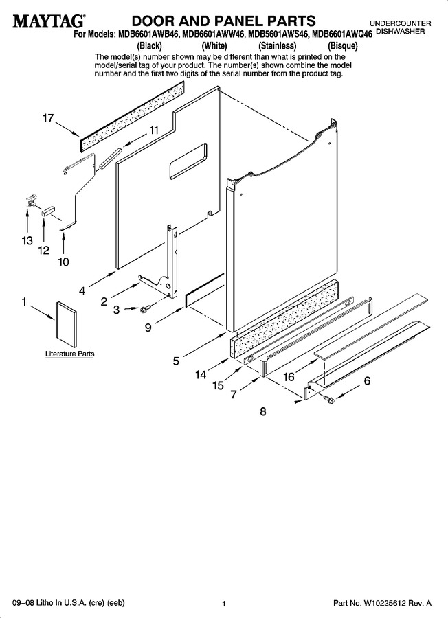 Diagram for MDB6601AWW46