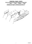 Diagram for 02 - Control Panel Parts