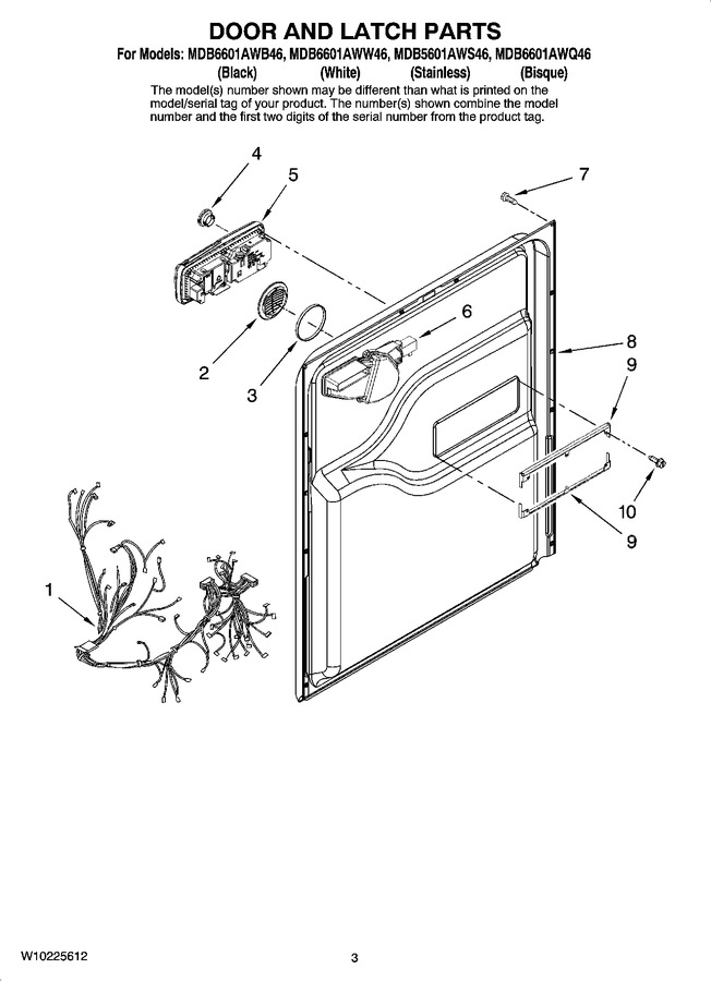 Diagram for MDB6601AWS46