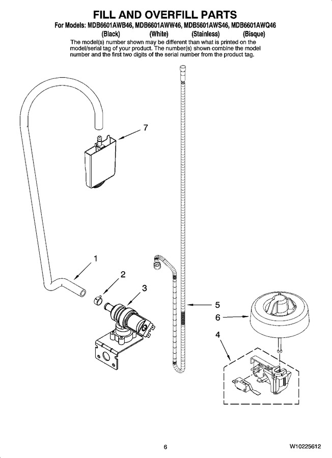 Diagram for MDB6601AWW46