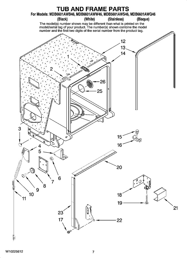 Diagram for MDB6601AWS46