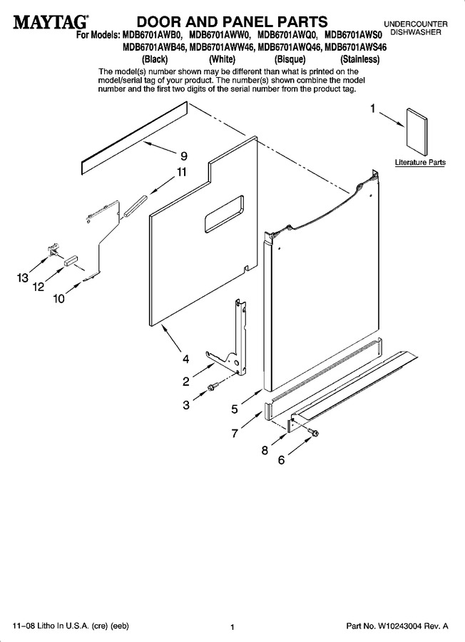 Diagram for MDB6701AWB46