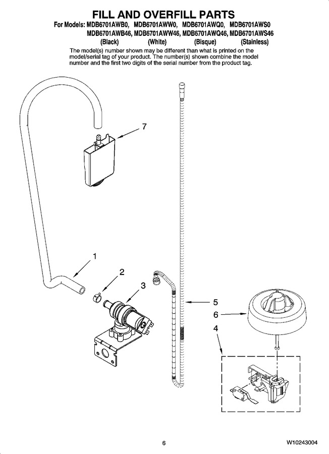 Diagram for MDB6701AWS46