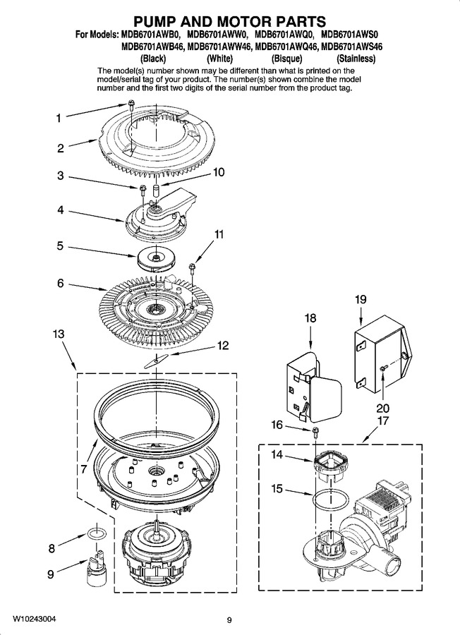 Diagram for MDB6701AWS46