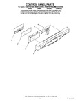 Diagram for 02 - Control Panel Parts