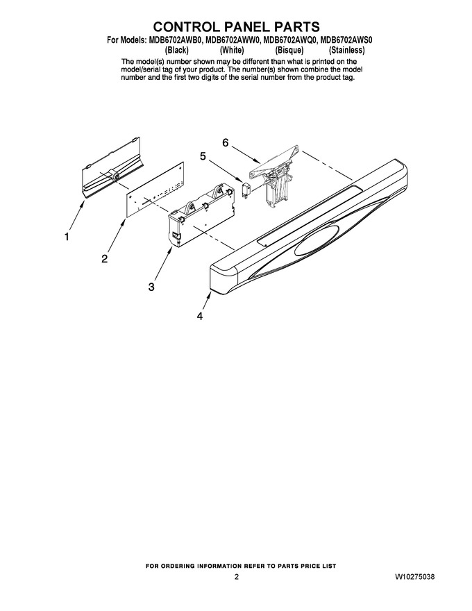 Diagram for MDB6702AWW0