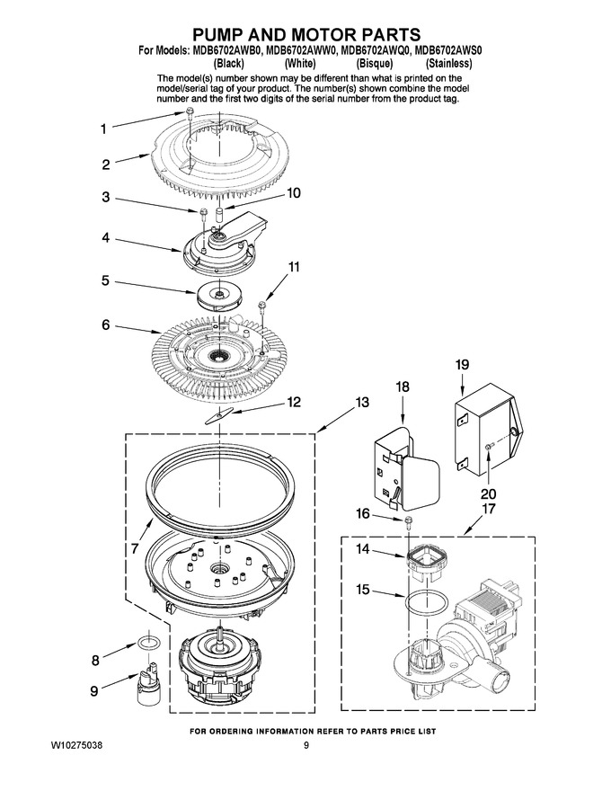 Diagram for MDB6702AWW0