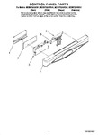 Diagram for 02 - Control Panel Parts